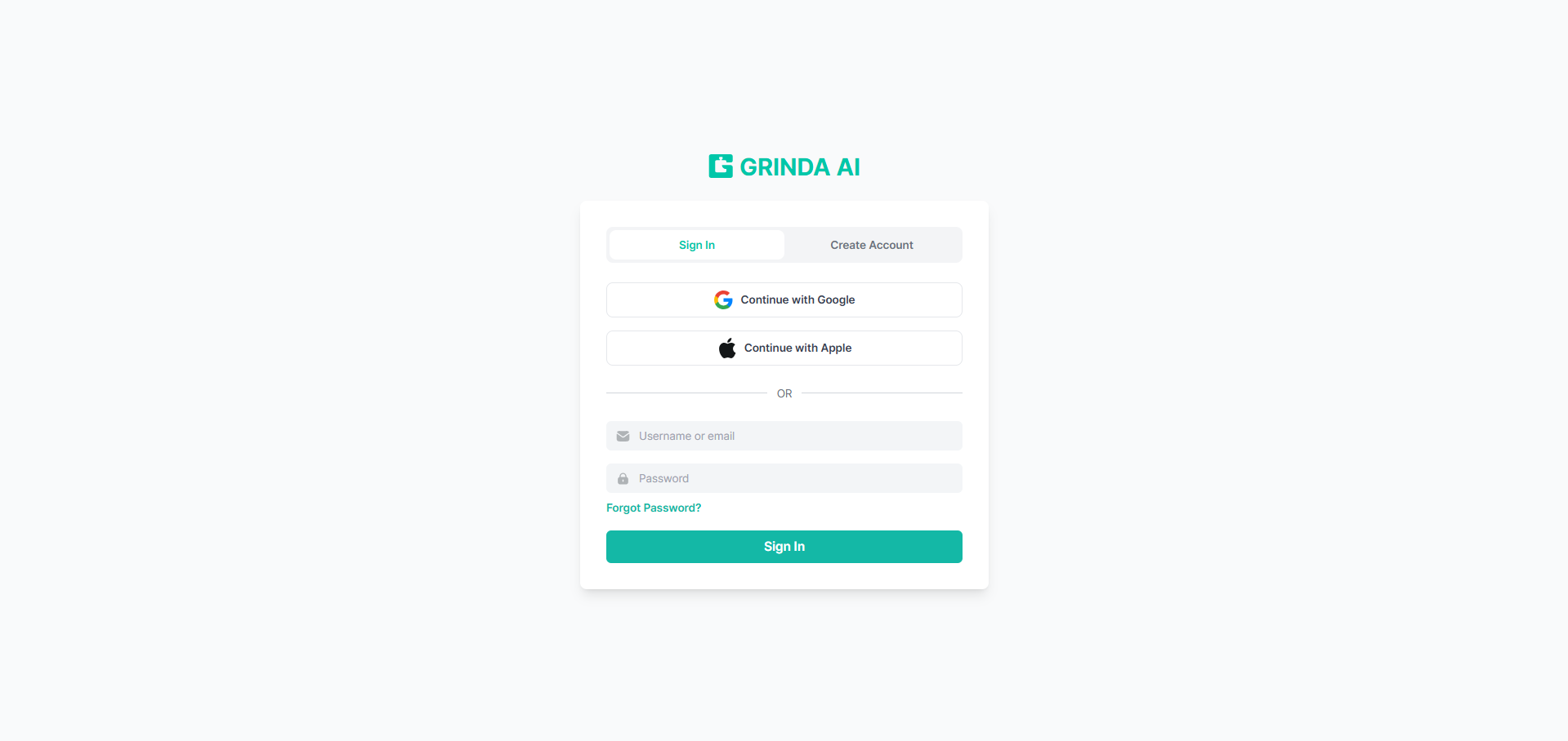 Compliance AI application screen